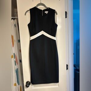 Calvin Klein Black and White Dress